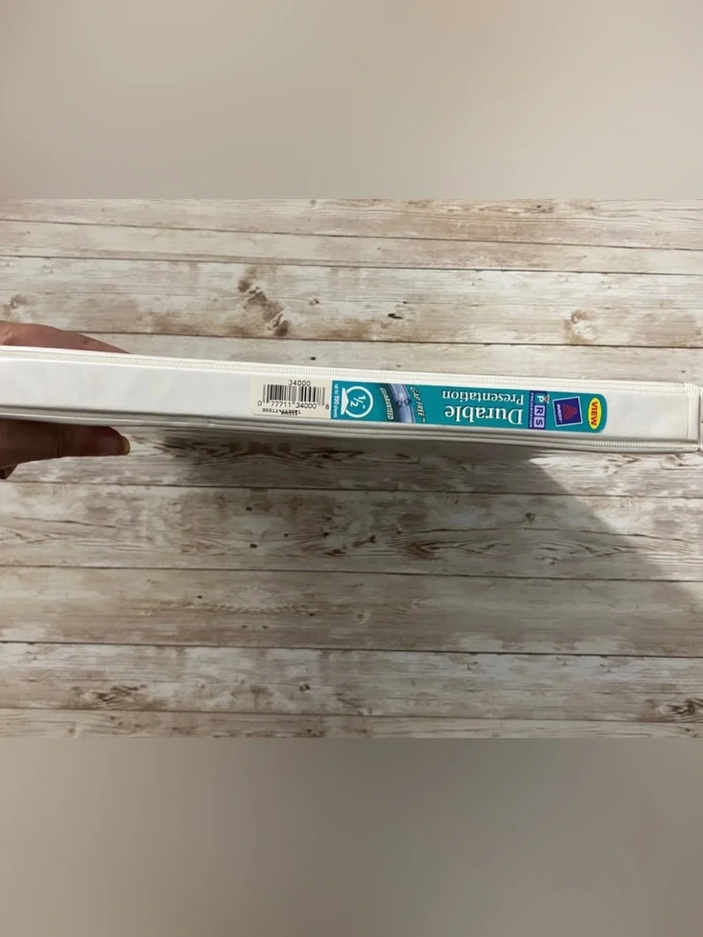 3-Pack 0.5” (1/2-inch) Binders White Off-White